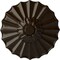 Ekena Millwork Shakuras Ceiling Medallion (Fits Canopies up to 1 3/8"), Hand-Painted Bronze, 9"OD x 1 3/8"P CM09SHBZS - alternate 1